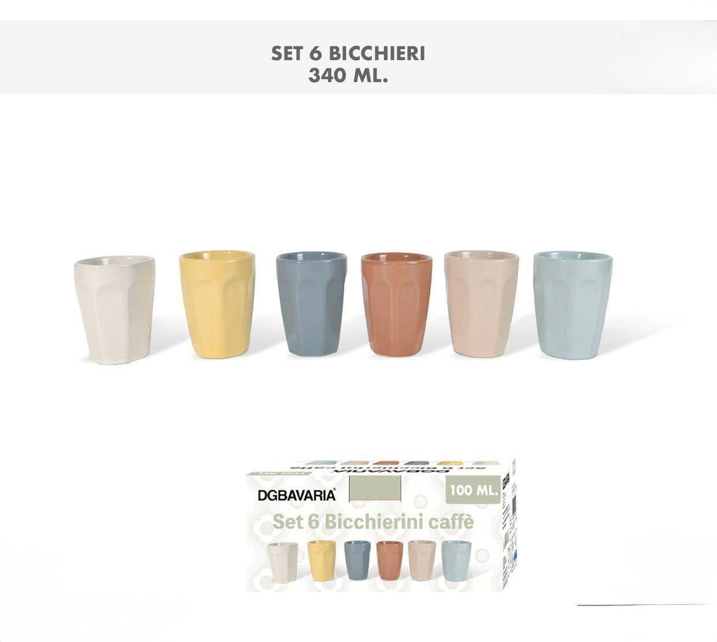 Set 6 Bicchierini da Caffè – Eleganti e Perfetti per il Tuo Espresso
