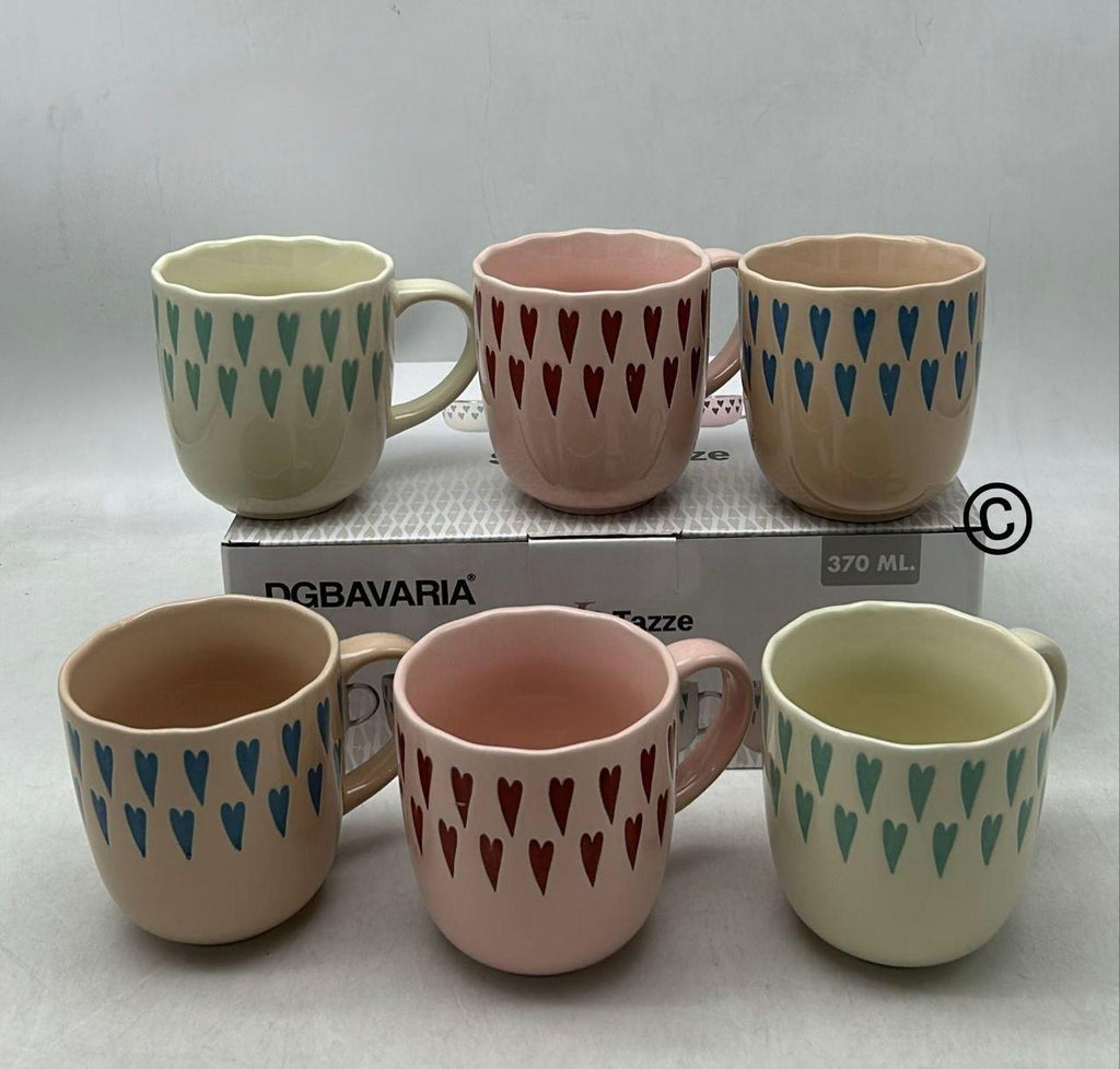 Set 6 Tazze Love – Porta Amore e Stile nella Tua Cucina
