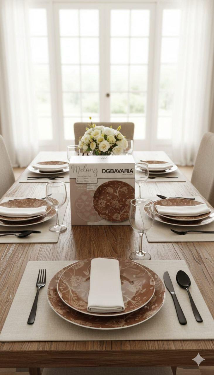 Set Piatti 12 Pezzi – Nuova Forma dal Design Moderno