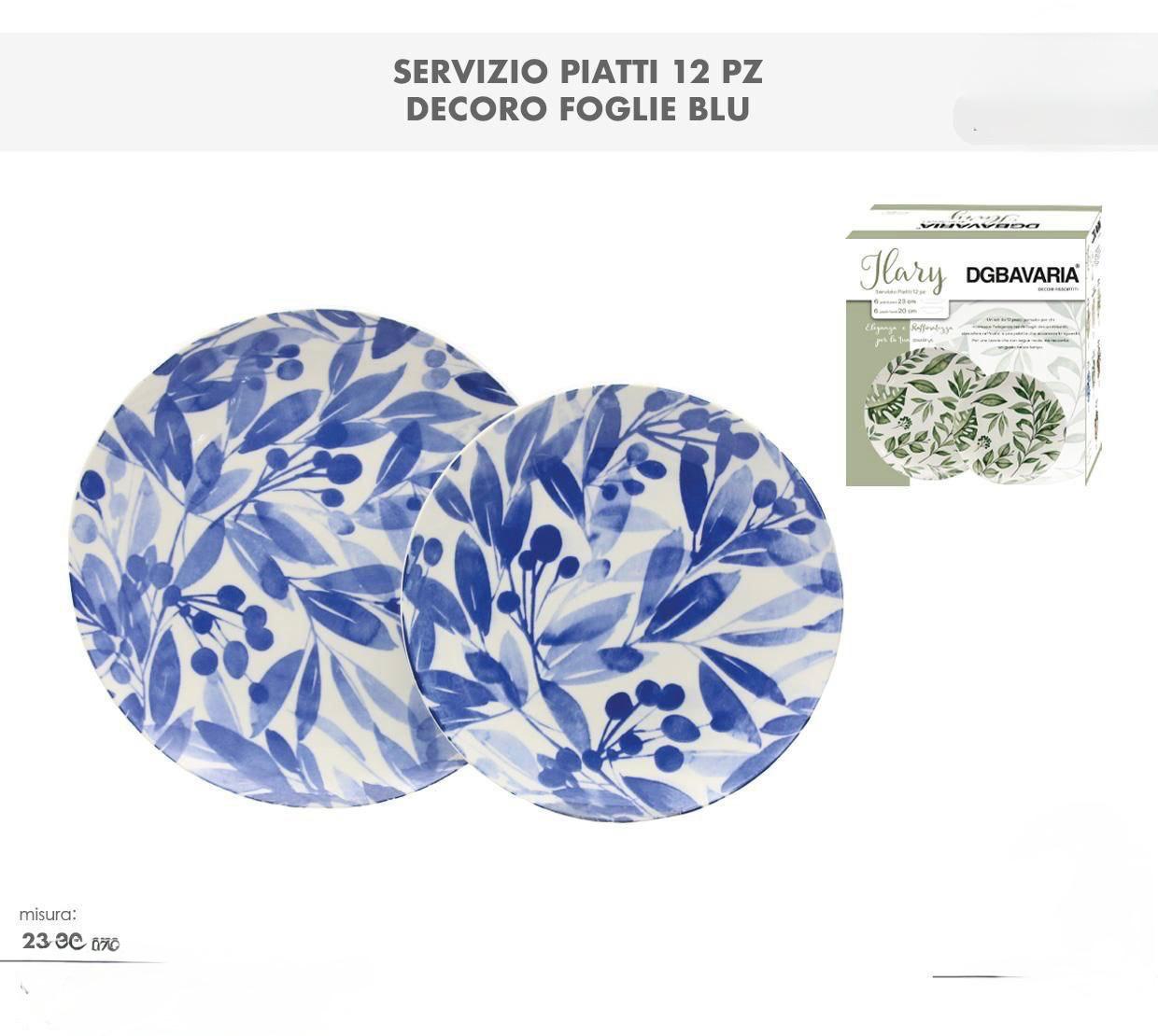 Set Piatti 12 Pezzi – Nuova Forma dal Design Moderno