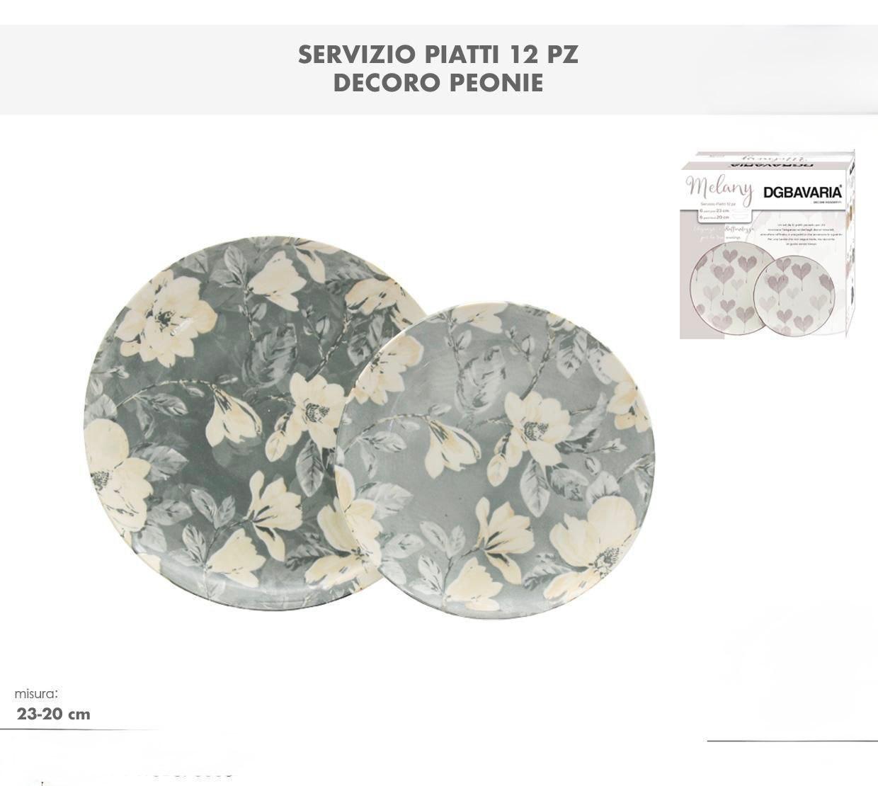 Set Piatti 12 Pezzi – Nuova Forma dal Design Moderno