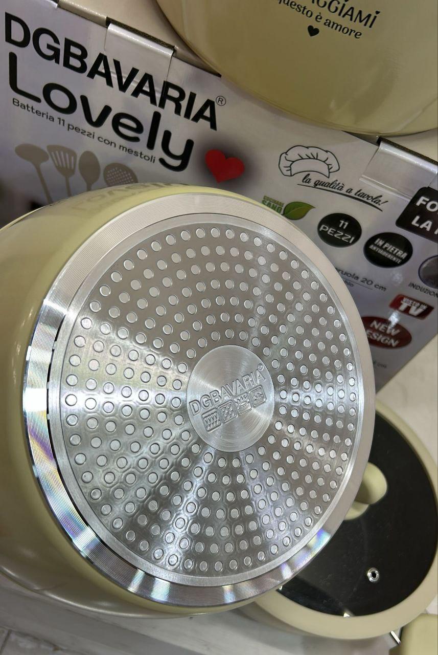 Set Casseruole 11 Pezzi in Pietra Lavica Antiaderente – Cucina Sana e Senza Sforzo