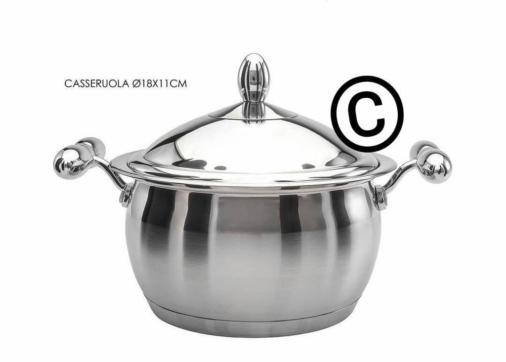 Batteria Pentole Dietetiche 18 Pezzi – Cucina Sana e Senza Grassi