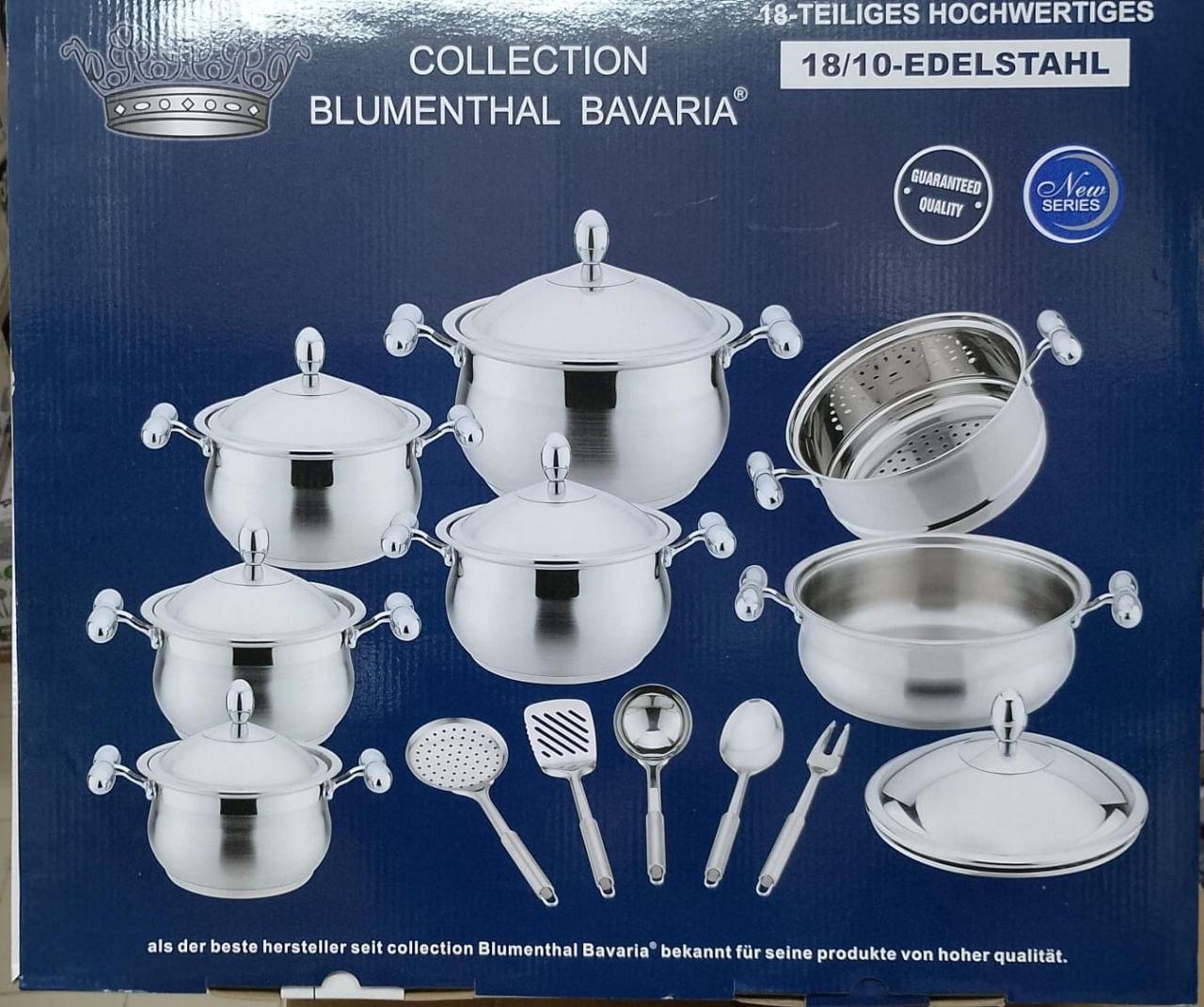 Batteria Pentole Dietetiche 18 Pezzi – Cucina Sana e Senza Grassi