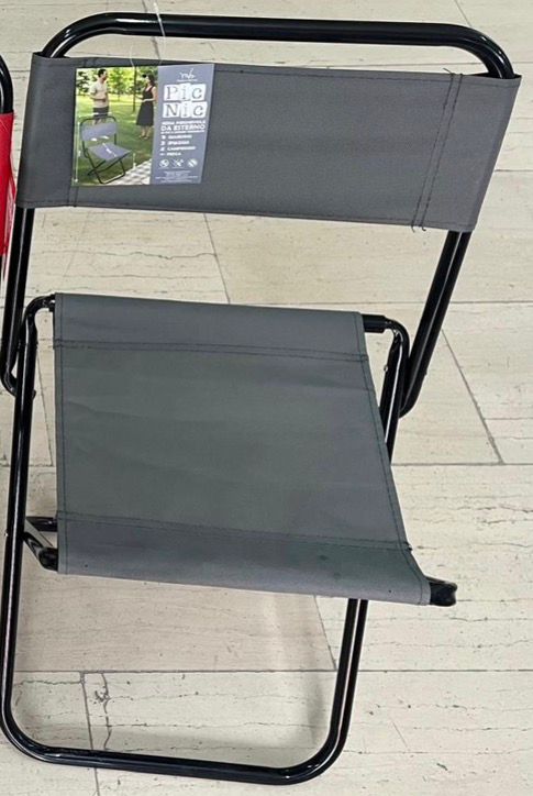 Sedia Pieghevole – Ideale per Casa, Giardino e Campeggio