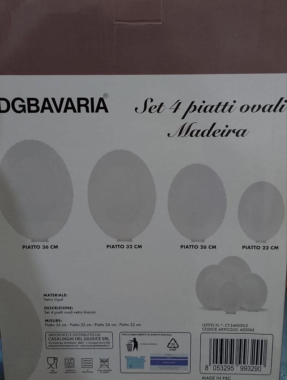 Piatti Ovali da Servizio – Set da 4 per Ogni Occasione