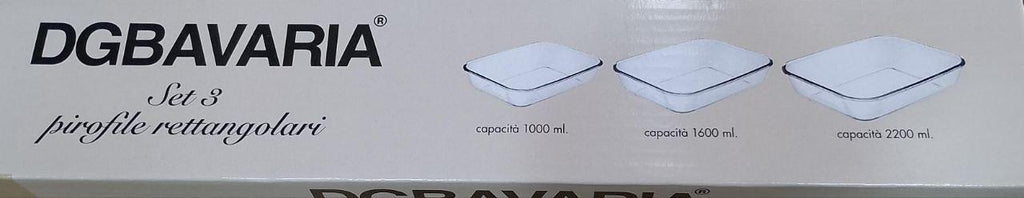 Pirofile da Forno (Set da 3) – Resistenti e Versatili