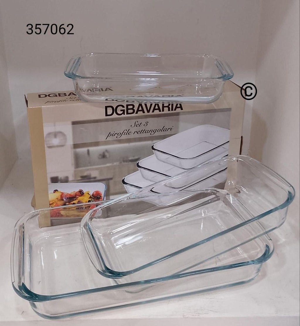 Pirofile da Forno (Set da 3) – Resistenti e Versatili