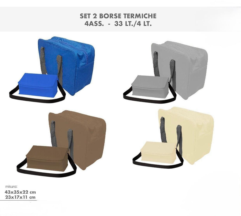 Set 2 Borse Isotermiche – Freschezza Garantita per Ore