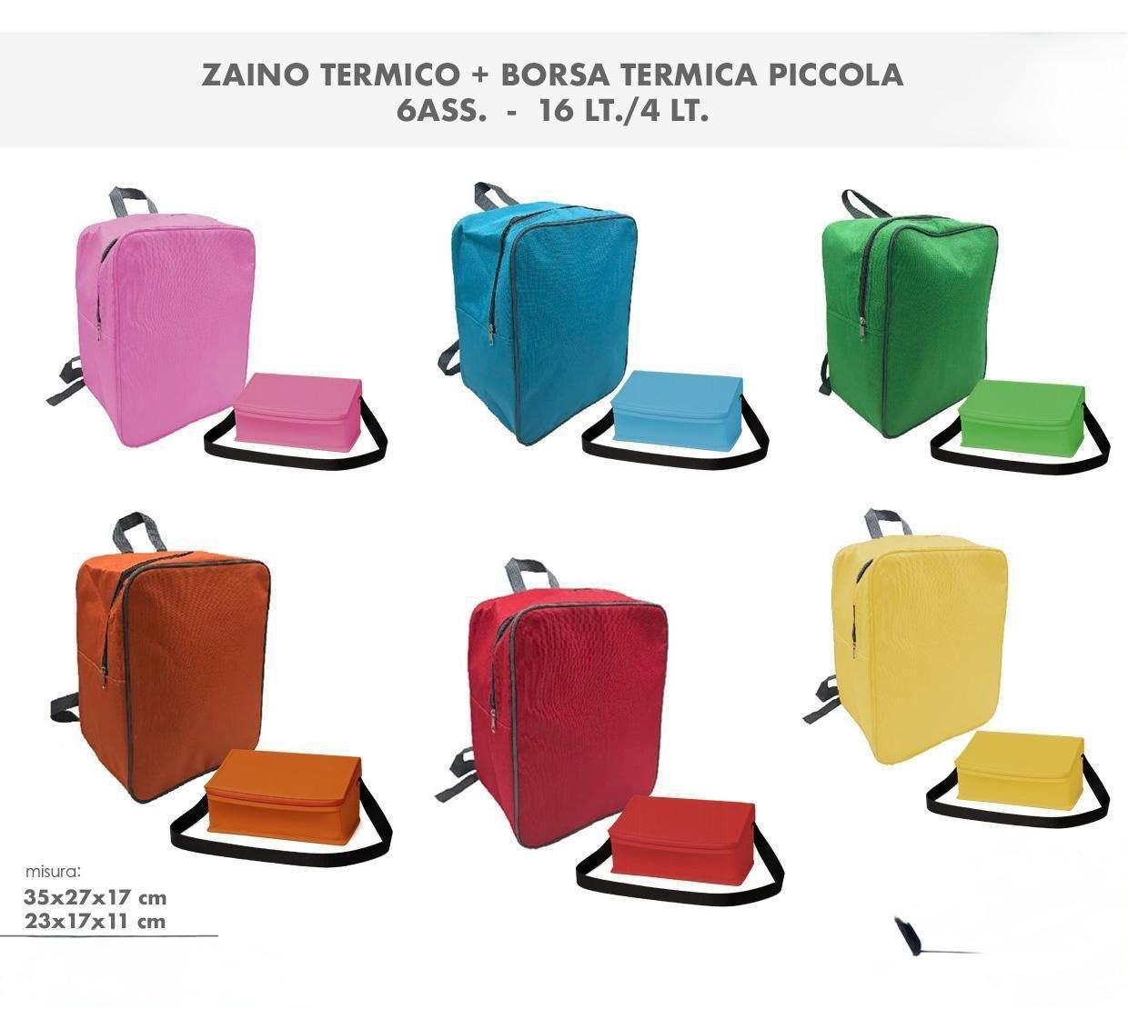 Zaino Isotermico con Borsa – Trasporta Cibi e Bevande in Sicurezza
