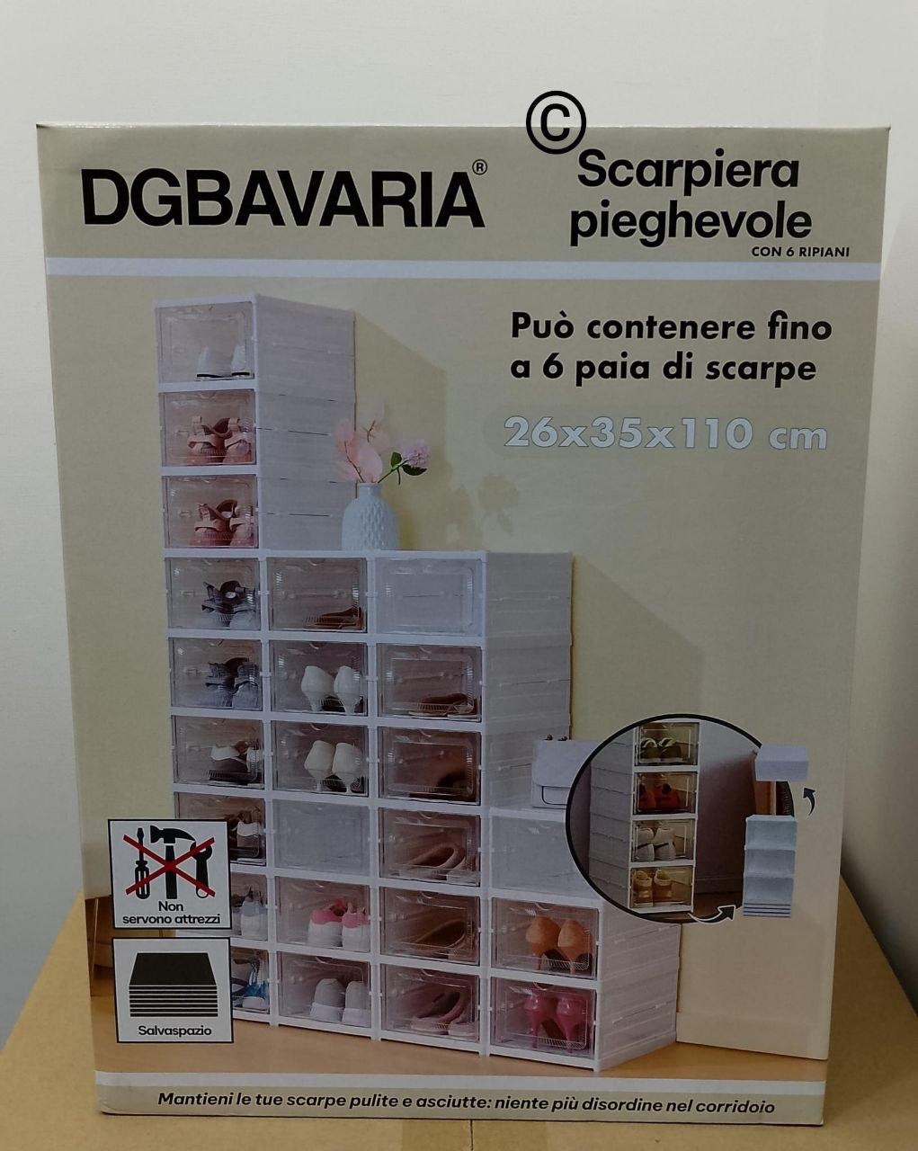 Scarpiera Pieghevole – 6 Livelli per Organizzare Tutte le Tue Scarpe
