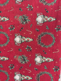 Tessuto Gobelin Natalizio Pretagliato 2,50x2,80m per Tappezzeria e Arredo Casa – Stoffa Jacquard per Tovaglie di Natale, Tende, Runner e Cuscini
