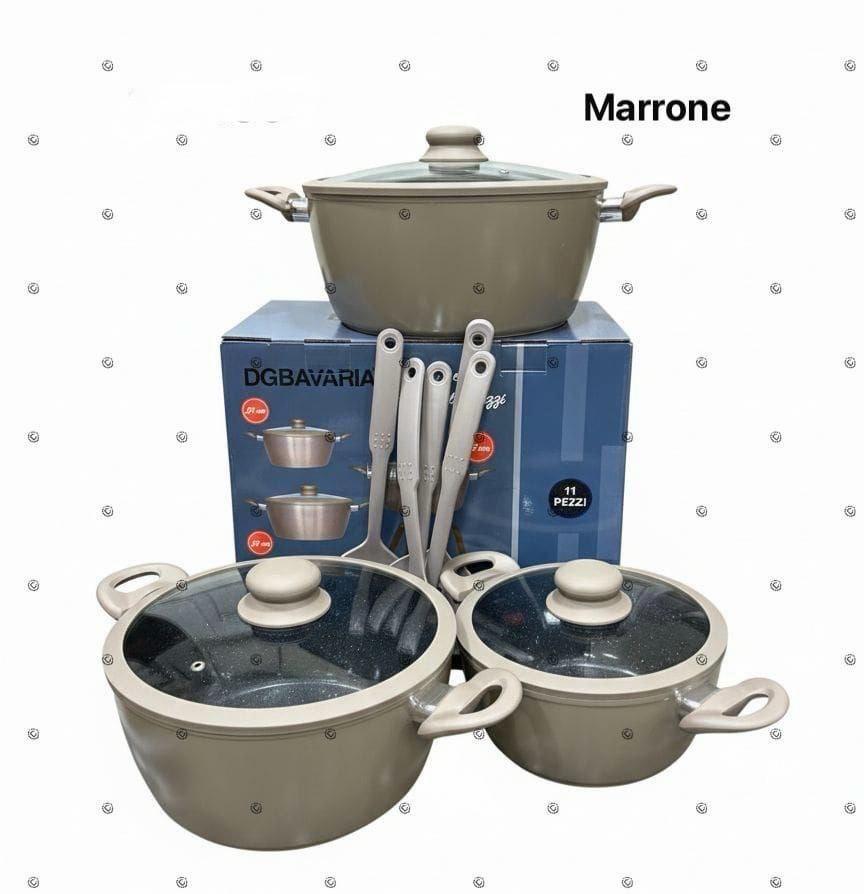 Set Casseruole & Mestoli 11+5 – Cucina Facile e Elegante