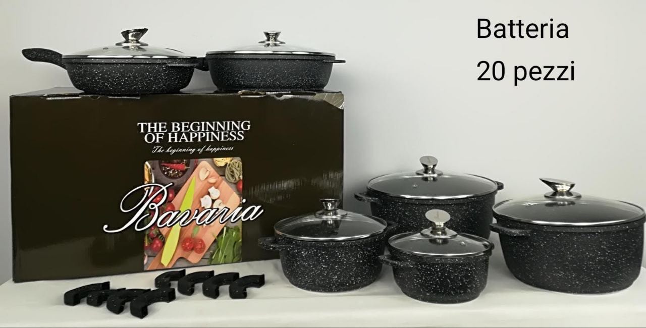 BATTERIA 20 PEZZI BAVARIA