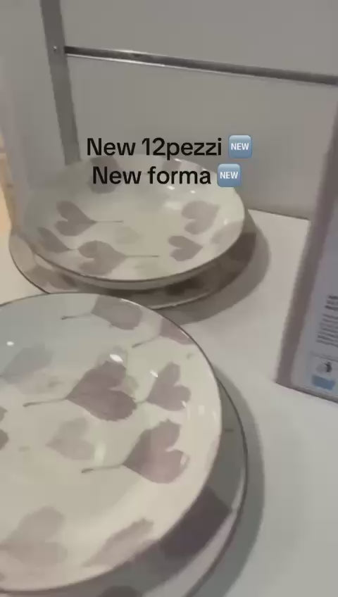 Set Piatti 12 Pezzi – Nuova Forma dal Design Moderno