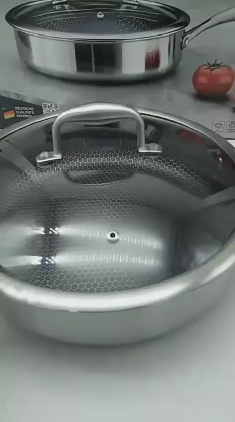 Cucina Come uno Chef con la Padella Profonda con Coperchio!