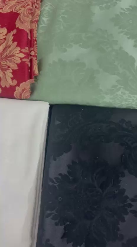Tessuto Damascato Gobelin per Tappezzeria e Arredo in Taglio Pretagliato 2,50 x 2,80 m – Stoffa Pregiata Jacquard per Tende, Divani, Tovaglie e Cuscini